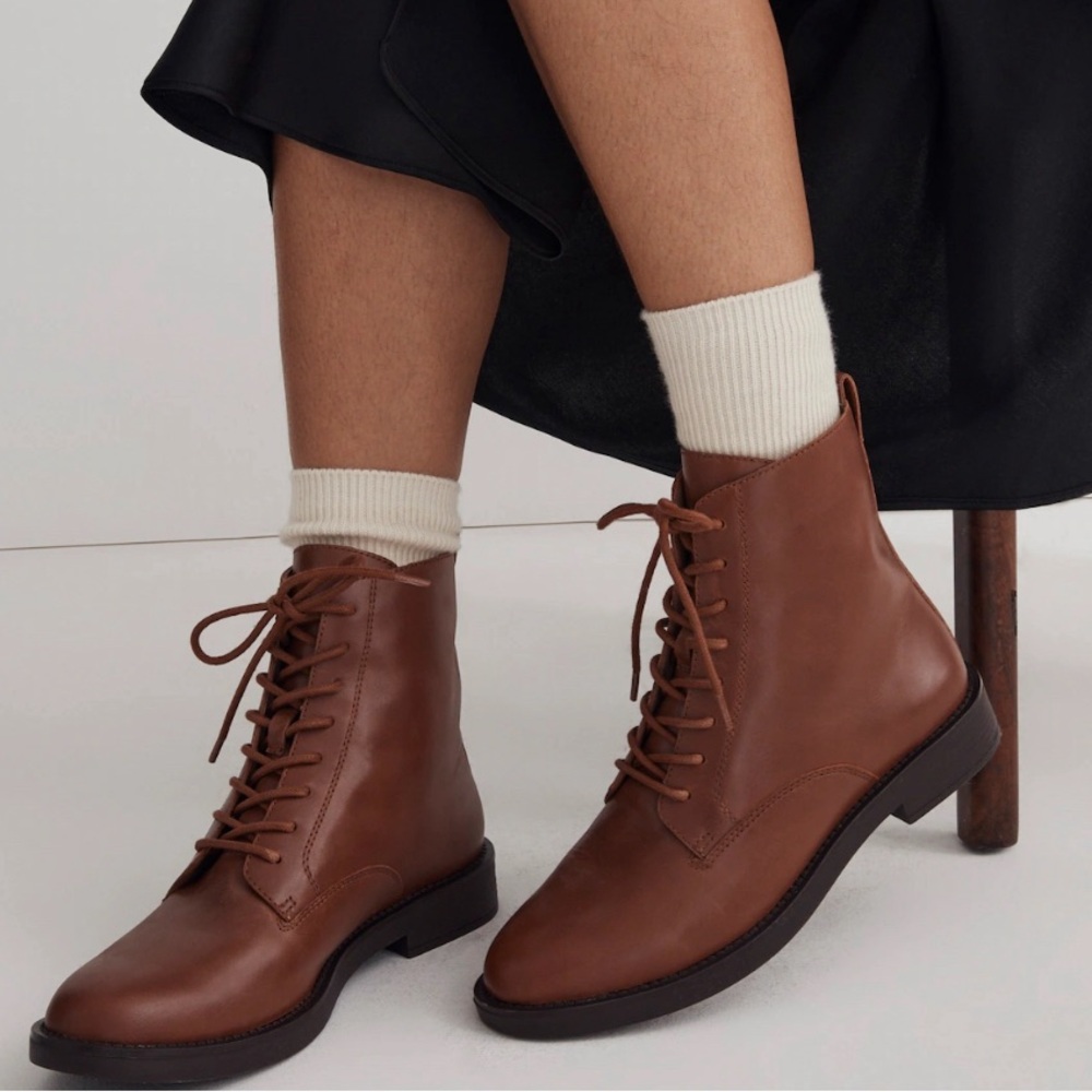 Madewell Evelyn Lace-Up Ankle Boot